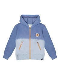 Deux par Boys' Full Zip Hooded Fleece Jacket - Little Kid, Big Kid