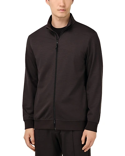 Boggi Milano Zip Front Sweatshirt