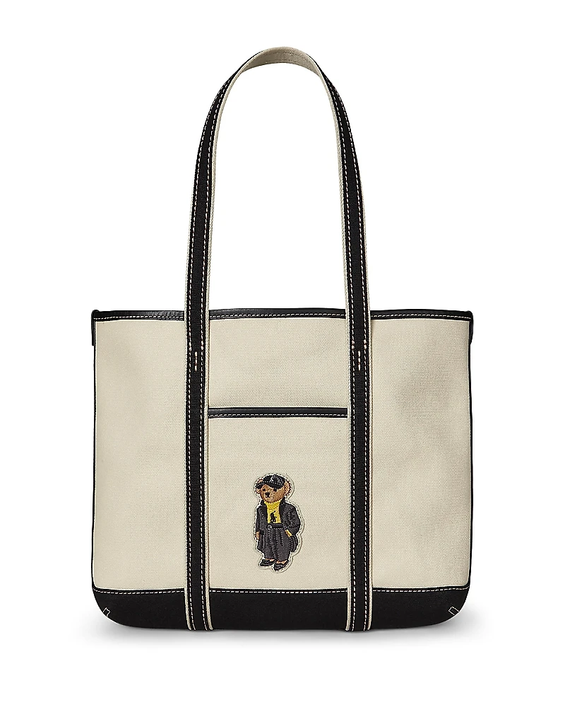 Polo Ralph Lauren Polo Bear Small Canvas Shopper Tote