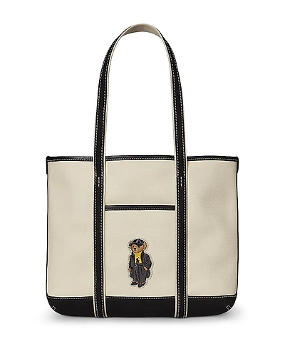 Polo Ralph Lauren Polo Bear Small Canvas Shopper Tote