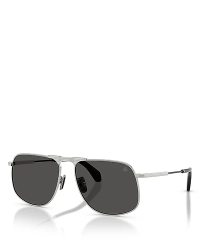 Moncler Vitessa Aviator Sunglasses, 58mm