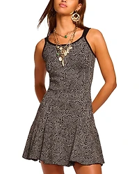 Ramy Brook Lidia Metallic Mini Dress