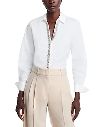 Kobi Halperin Merit Embellished Long Sleeve Shirt