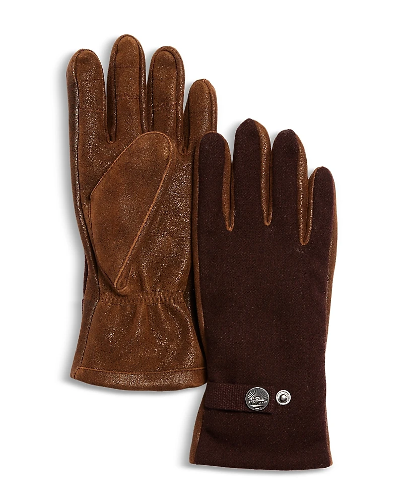Faherty Wool & Leather Gloves