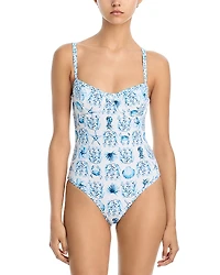 Aqua Swim Underwire One Piece Swimsuit - Exclusive