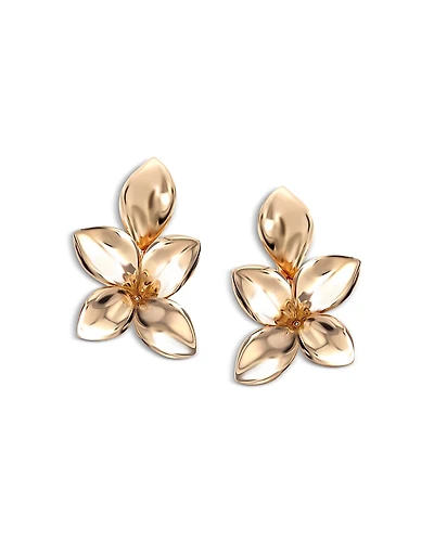 Pasquale Bruni 18K Rose Gold Giardini Segreti Flower Statement Earrings