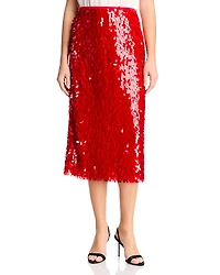 T Tahari Sequin Midi Skirt