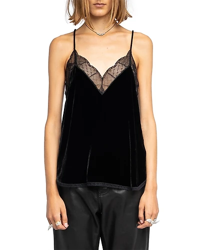 Zadig & Voltaire Christy Velvet Camisole