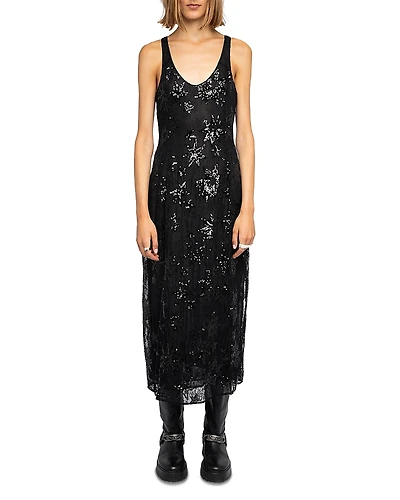 Zadig & Voltaire Rarysa Sequined Lace Dress