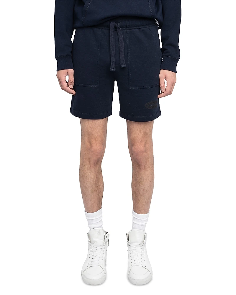 Zadig & Voltaire Pablo Slub Cotton 9 Shorts