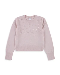 abercrombie kids Girls' Sparkle Crewneck Sweater - Little Kid, Big Kid