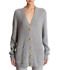 Balmain Buttoned Cashmere Cardigan