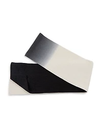 Eugenia Kim Two Tone Dip Dye Rib Knit Merino Wool Scarf