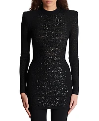 Balmain Short Sequin Dress