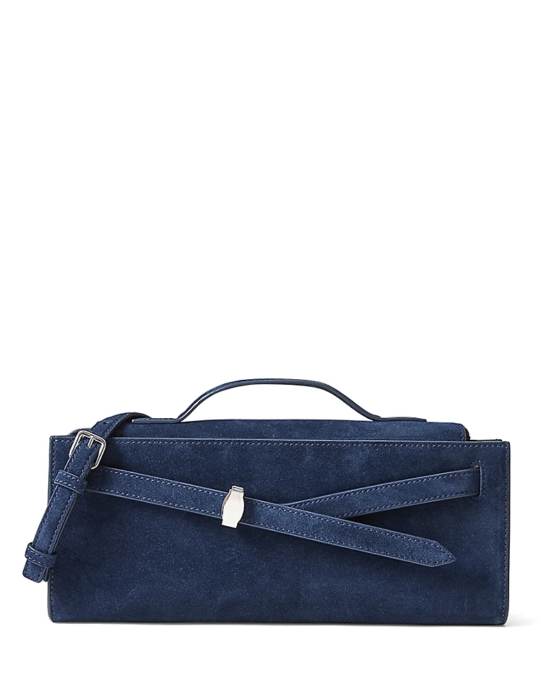 Veronica Beard Dash Suede Clutch Bag