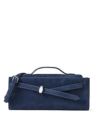 Veronica Beard Dash Suede Clutch Bag