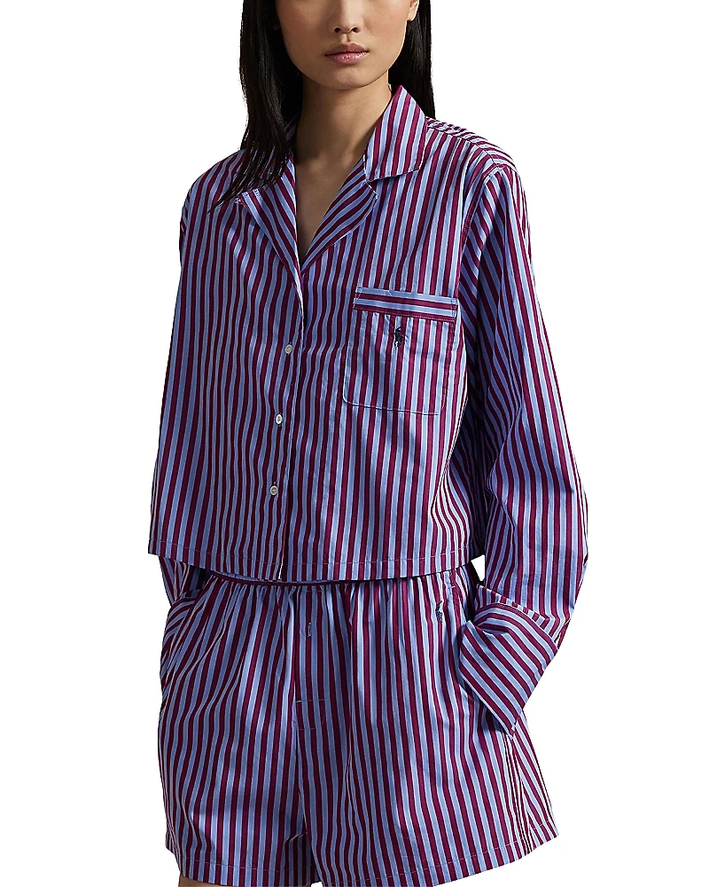 Polo Ralph Lauren Cropped Shirt & Boxer Sleep Set