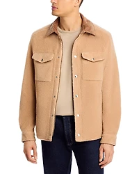 Moncler Fleece Shirt Jacket