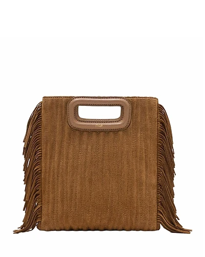 Maje M Suede Leather Bag
