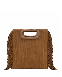 Maje M Suede Leather Bag