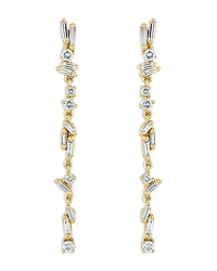 Suzanne Kalan Classic Diamond Sparkler Drop Earrings