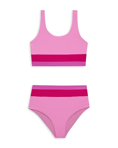 Beach Riot Girls' Little Mackenzie Heidi Two Piece Swimsuit - Kid, Big Kid