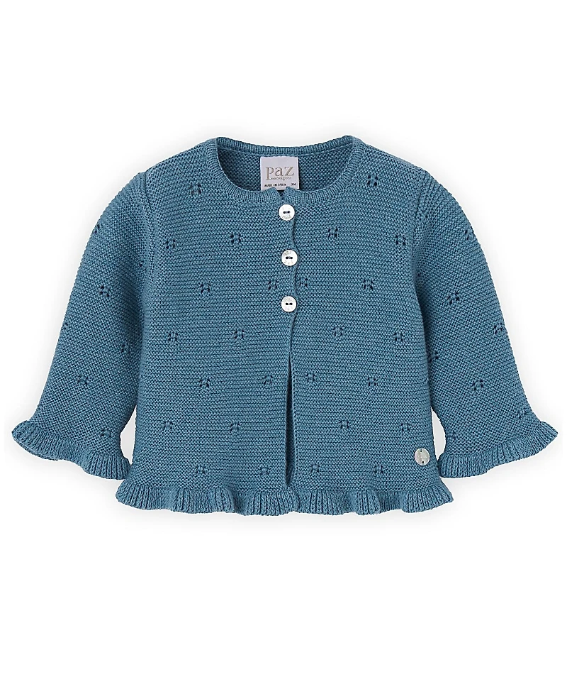 Paz Rodriguez Girls' Quinta Cardigan - Baby