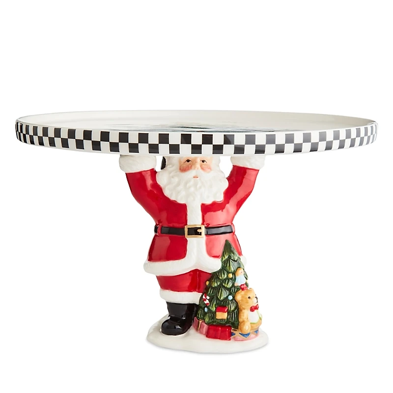 Spode Christmas Tree Footed Treat Tray