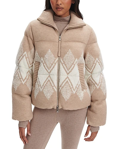 Varley Belinda Knit Puffer Jacket