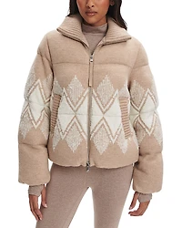 Varley Belinda Knit Puffer Jacket