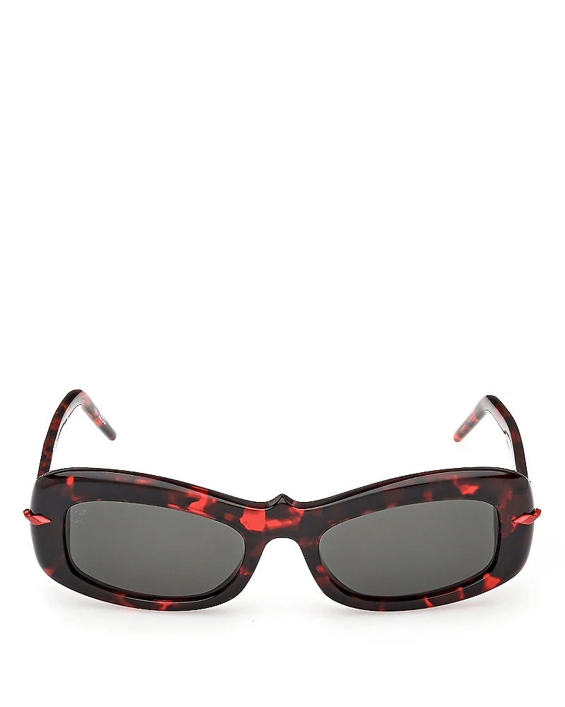 Christian Louboutin Geometric Sunglasses, 52mm