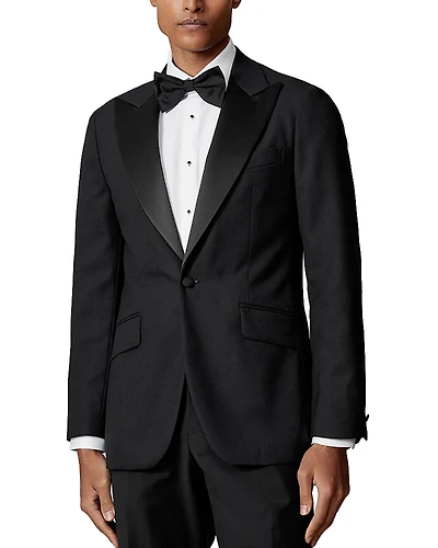 Reiss Sitra Jacquard Tailored Fit Tuxedo Jacket