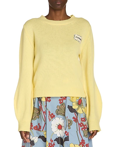 Marni Cashmere Long Sleeve Crewneck Sweater