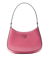 Prada Cleo Brushed Leather Shoulder Bag