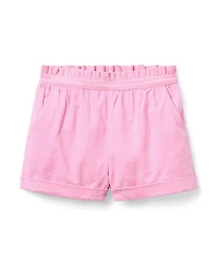 Janie and Jack Girls' Corduroy Ruffle Short - Baby, Little Kid, Big Kid