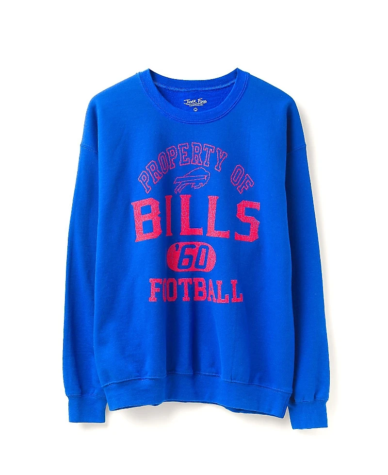 Junk Food Clothing Unisex Nfl Buffalo Bills Property Flea Market Crew Fleece
