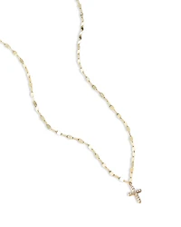 Lana Jewelry Diamond Pave Cross Pendant Necklace