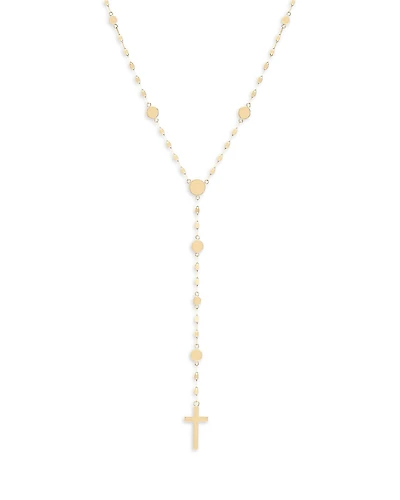 Lana Jewelry Disc & Cross Lariat Necklace