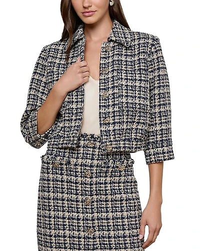 L'Agence Jia Crop Jacket