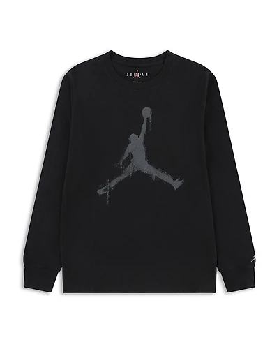 Jordan Boys' Jumpman Drips Long Sleeve Tee - Big Kid