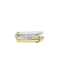 Sterling Forever Edda Pave Triple Row Ring