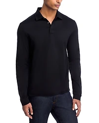 Boss Pado Long Sleeve Mercerized Cotton Polo Shirt