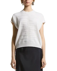 Peserico Knitted Wool, Silk and Cashmere Sweater