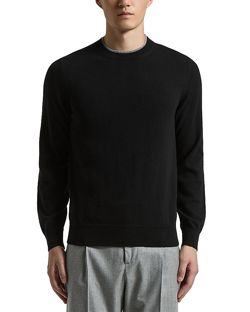 Peserico Crewneck Wool and Cashmere Sweater