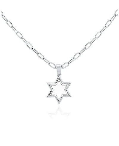Vrai Solitaire Star Necklace