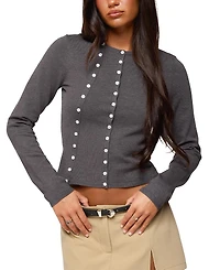 Edikted Hestia Button Up Knit Cardigan