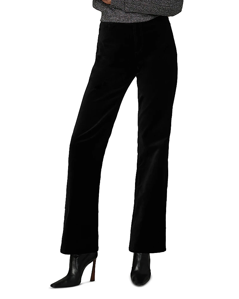 Joe's Jeans The Margot High Rise Straight Velveteen