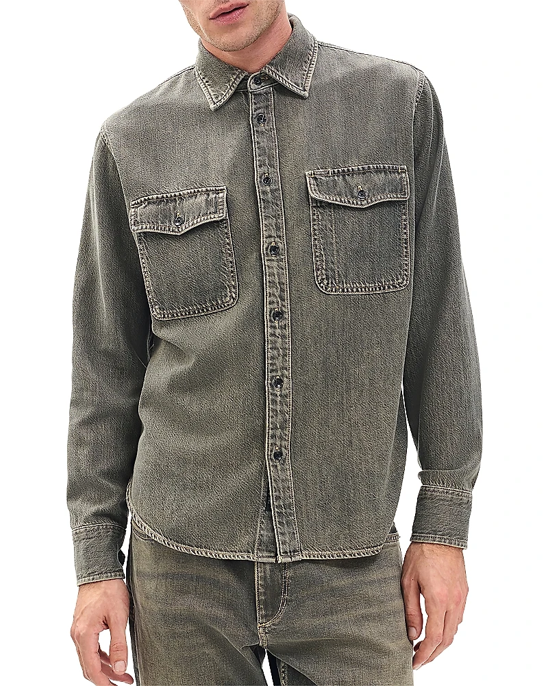 rag & bone Infuse Denim Jack Regular Fit Button Down Shirt