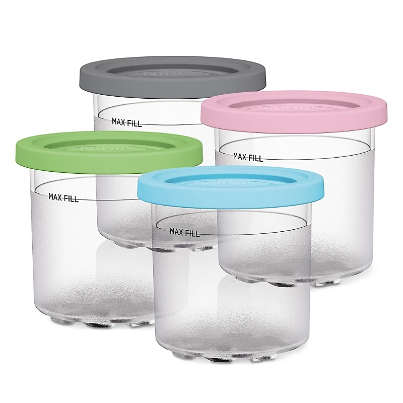 Ninja CREAMi Pints and Lids, Set of 4