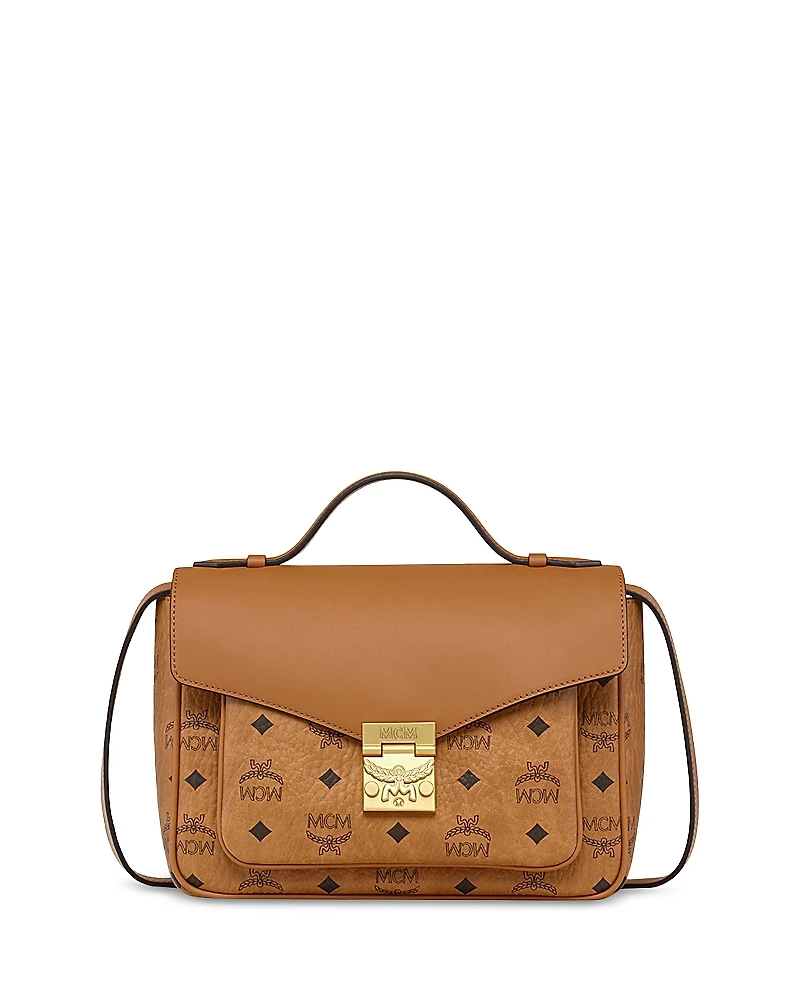 Mcm Tracy Small Visetos Satchel